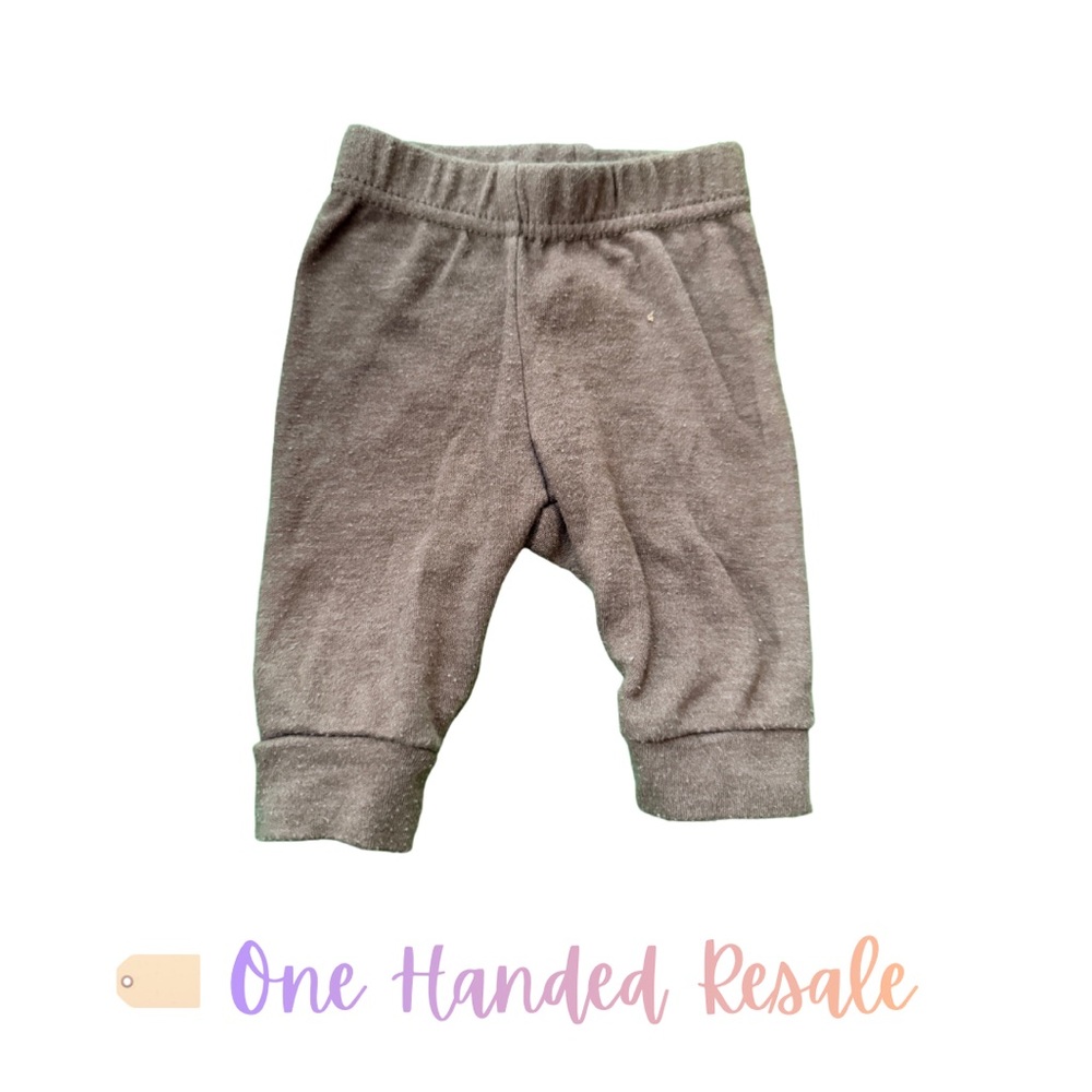 🤎 Just One You by Carter’s Kids Cozy Brown Baby Pants Girls Boys Unisex NB